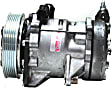 471-7026 A/C Compressor, With Clutch, 3.7L, 6Cyl