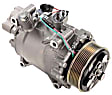 471-7056 A/C Compressor, With Clutch, 7-Groove Pulley
