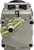 2006 Mazda B3000 - A/C Compressor, OE recommended replacement part., With Clutch, 6-Groove Pulley, 6 Cyl 3.0L