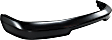 Front, Center Bumper, Painted Black, Without Mounting Brackets