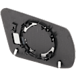 Passenger Side Mirror Glass, Non-Heated, No Turn Signal Light, With backing plate, 4 Cyl., 2.5L Engine