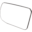 Passenger Side Mirror Glass, Non-Heated, No Turn Signal Light, With backing plate, 4 Cyl., 2.5L Engine
