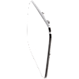 Passenger Side Mirror Glass, Non-Heated, No Turn Signal Light, With backing plate, 4 Cyl., 2.5L Engine