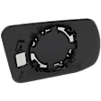 Passenger Side Mirror Glass, Non-Heated, No Turn Signal Light, With backing plate, 4 Cyl., 2.5L Engine
