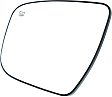 Driver Side Mirror Glass, Heated, No Blind Spot Feature