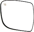 Driver Side Mirror Glass, Heated, No Blind Spot Feature