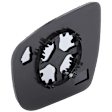 Passenger Side Mirror Glass, Non-Heated, No Blind Spot Feature