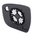 Passenger Side Mirror Glass, Non-Heated, No Blind Spot Feature