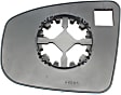 Passenger Side Mirror Glass, Non-Heated, No Blind Spot Feature