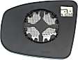 Passenger Side Mirror Glass, Heated, No Blind Spot Feature