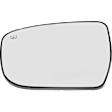 Driver Side Mirror Glass, Heated, No Blind Spot Feature