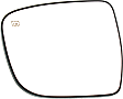 Driver Side Mirror Glass, Heated, No Blind Spot Feature