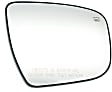Passenger Side Mirror Glass, Heated, No Blind Spot Feature