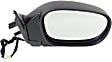 Passenger Side Mirror, Power Adjust, Manual Folding, Heated, Paintable, No Signal Light, No Memory, No Puddle Light, No Auto-Dimming, No Blind Spot Feature