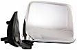 Driver Side Mirror, Manual Adjust, Manual Folding, Non-Heated, Chrome, No Signal Light, No Memory, No Puddle Light, No Auto-Dimming, No Blind Spot Feature