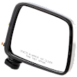 Passenger Side Mirror, Manual Adjust, Manual Folding, Non-Heated, Chrome, No Signal Light, No Memory, No Puddle Light, No Auto-Dimming, No Blind Spot Feature