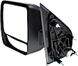 2021 Nissan NV3500 - Driver Side Mirror, Power Adjust, Non-Heated, Textured Black, Manual Folding, No Signal Light, With Blind Spot Glass, No Memory, No Puddle Light, No Auto-Dimming