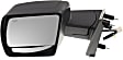 2018 Nissan NV3500 - Driver Side Mirror, Power Adjust, Heated, Textured Black, Manual Folding, No Signal Light, With Blind Spot Glass, No Memory, No Puddle Light, No Auto-Dimming