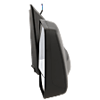 2012-2021 Nissan NV3500 - Passenger Side Mirror, Power Adjust, Heated, Manual Folding, Textured Black, No Signal Light, Without Memory Recall, No Puddle Light, No Auto-Dimming, With Blind Spot Glass
