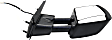 2016 Nissan NV3500 SL - Passenger Side Towing Mirror, Power Adjust, Heated, Chrome, Manual Folding, No Signal Light, With Blind Spot Glass, No Memory, No Puddle Light, No Auto-Dimming