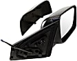 Passenger Side Mirror, Power Adjust, Manual Folding, Heated, Paintable, No Signal Light, No Memory, No Puddle Light, No Auto-Dimming, No Blind Spot Feature