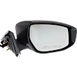Passenger Side Mirror, Power, Manual Folding, Non-Heated, Paintable, In-housing Signal Light, No Memory, No Puddle Light, No Auto-Dimming, No Blind Spot Feature