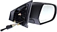 Passenger Side Mirror, Manual Adjust, Manual Folding, Non-Heated, Textured Black, No Signal Light, No Memory, Puddle Light, and Auto-Dimming, No Blind Spot Feature, 4 Cyl., 1.6L Engine