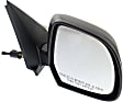 Passenger Side Mirror, Manual Adjust, Manual Folding, Non-Heated, Textured Black, No Signal Light, No Memory, Puddle Light, and Auto-Dimming, No Blind Spot Feature, 4 Cyl., 1.6L Engine