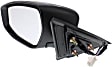 2015 Nissan Altima - Driver Side Mirror, Power Adjust, Heated, Paintable, Manual Folding, In-housing Signal Light, No Blind Spot Feature, No Memory, No Puddle Light, No Auto-Dimming