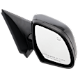 Passenger Side Mirror, Power Adjust, Heated, Manual Folding, Paintable, No Signal Light, No Memory, No Puddle Light, No Auto-Dim, No Blind Spot Feature