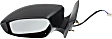Driver Side Mirror, Power Adjust, Manual Folding, Non-Heated, Textured Black, No Signal Light, No Memory, No Puddle Light, No Auto-Dimming, No Blind Spot Feature