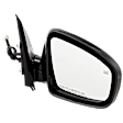 Passenger Side Mirror, Power, Manual Folding, Heated, Paintable, No Signal Light, No Memory, No Puddle Light, No Auto-Dimming, No Blind Spot Feature