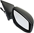 Passenger Side Mirror, Power, Manual Folding, Non-Heated, Paintable, No Signal Light, No Memory, No Puddle Light, No Auto-Dimming, No Blind Spot Feature