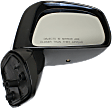 Sedan Passenger Side Mirror, Manual Adjust, Non-Heated, Manual Folding, Paintable, No Signal Light, No Memory, No Puddle Light, No Auto-Dim, No Blind Spot Feature