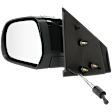 Driver Side Mirror, Manual Adjust, Non-Heated, Manual Folding, Paintable, No Signal Light, No Memory, No Puddle Light, No Auto-Dim, No Blind Spot Feature