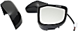 Passenger Side Mirror, Power Adjust, Non-Heated, Manual Folding, Paintable, No Signal Light, Without Memory Recall, No Puddle Light, No Auto-Dimming, No Blind Spot Feature