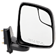 Passenger Side Mirror, Manual Adjust, Non-Heated, Manual Folding, Textured Black, No Signal Light, Without Memory Recall, No Puddle Light, No Auto-Dimming, With Blind Spot Glass