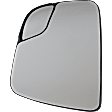 Driver Side Mirror Glass, Heated, With Blind Spot Glass, Flat, With Backing Plate, SV Model