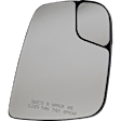 Passenger Side Mirror Glass, Heated, With Blind Spot Glass, Convex, With Backing Plate, SV Model