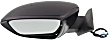 Driver Side Mirror, Power Adjust, Manual Folding, Non-Heated, Paintable, In-housing Signal Light, No Memory, No Puddle Light, No Auto-Dimming, No Blind Spot Feature