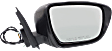 Passenger Side Mirror, Power Adjust, Manual Folding, Non-Heated, Paintable, In-housing Signal Light, No Camera, No Memory, No Puddle Light, No Blind Spot Feature