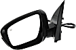 Driver Side Mirror, Power Adjust, Manual Folding, Heated, Paintable, In-housing Signal Light, With memory, No Puddle Light, Auto-Dim, and Blind Spot Feature, For Models With Around View Monitor