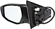 2017 Nissan Sentra - Driver Side Mirror, Power Adjust, Heated, Paintable, Manual Folding, No Signal Light, No Blind Spot Feature, No Memory, No Puddle Light, No Auto-Dimming
