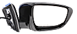 Passenger Side Mirror, Power Adjust, Manual Folding, Non-Heated, Paintable, In-housing Signal Light, No Memory, No Puddle Light, No Auto-Dimming, No Blind Spot Feature