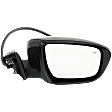Passenger Side Mirror, Power Adjust, Heated, Manual Folding, Paintable, In-housing Signal Light, Without Memory Recall, No Puddle Light, No Auto-Dimming, No Blind Spot Feature