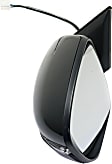 Driver Side Mirror, Power Adjust, Manual Folding, Heated, Paintable, In-housing Signal Light, No Memory, Puddle Light, Auto-Dim, and Blind Spot Feature, USA Built Vehicle, For Models Without SVC