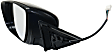 Driver Side Mirror, Power Adjust, Manual Folding, Heated, Paintable, In-housing Signal Light, No Memory, Puddle Light, Auto-Dim, and Blind Spot Feature, USA Built Vehicle, For Models Without SVC