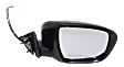 2016 Nissan Rogue - Passenger Side Mirror, Japan Built Vehicle, For Models Without Side View Camera, Power Adjust, Non-Heated, Paintable, Manual Folding, In-housing Signal Light, No Blind Spot Feature, No Memory, No Puddle Light, No Auto-Dimming