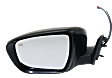 2017-2020 Nissan Rogue - Driver Side Mirror, Power, Manual Folding, Heated, Paintable, In-housing Signal Light, No Memory, No Puddle Light, No Auto-Dimming, No Blind Spot Feature