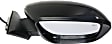 Passenger Side Mirror, Power Adjust, Manual Folding, Heated, Paintable, In-housing Signal Light, No Memory, No Puddle Light, No Auto-Dimming, No Blind Spot Feature